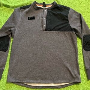 Fox Men's Gray and Black Lightweight Shirt Jacket